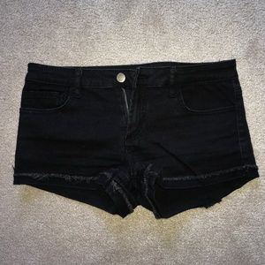 Forever 21 Black Jean Shorts